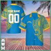 Personalize NFL Los Angeles Rams Polynesian Tattoo Design Hawaiian Shirt