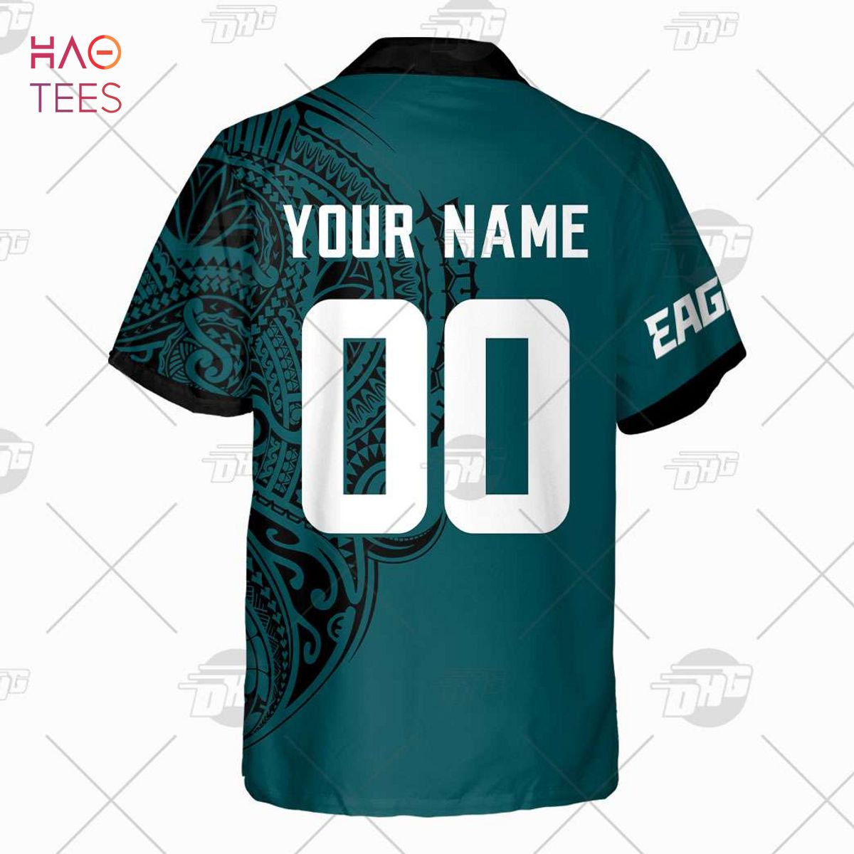 NFL 3D Hawaiian Shirt Men Philadelphia Eagles Shirt Flower Print For Men  And Women - Banantees