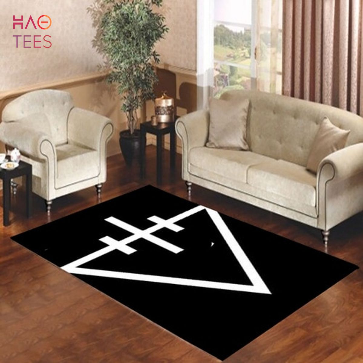 BEST Devil Wears Prada logo on black Living room carpet rugs