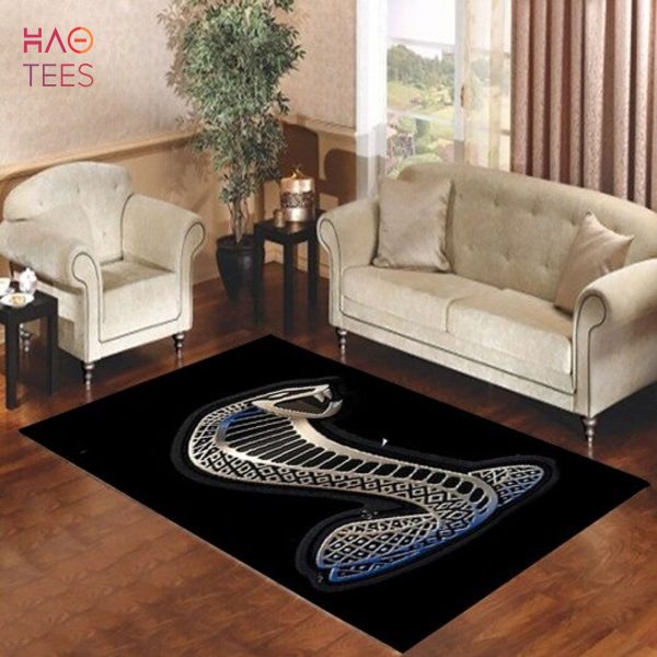 BEST Ford Mustang Shelby Logo Living room carpet rugs