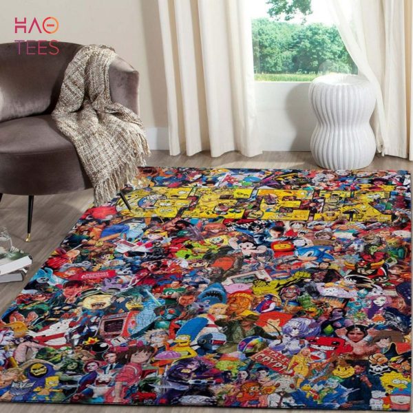 BEST Geeky Anime Carpet Living Room Rugs