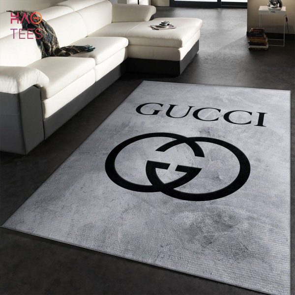 BEST Gucci Rectangle Rug Fashion Brand Rug Christmas Gift US Decor