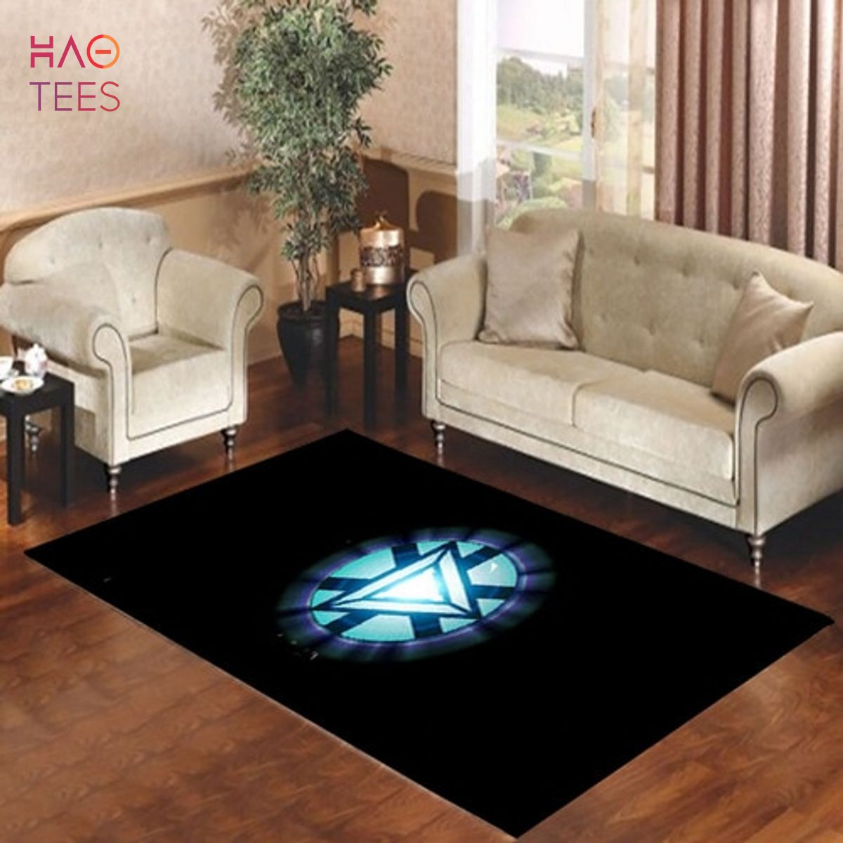 BEST iron man arc reactor Living room carpet rugs