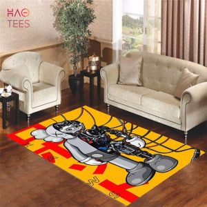 BEST kaws yellow cartoon Living room carpet rugs