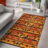 BEST Kokopelli Myth Yellow Native American Area Rug Carpet