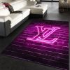 BEST Louis Vuitton Store Area Rugs Fashion Brand Rug Christmas Gift US Decor