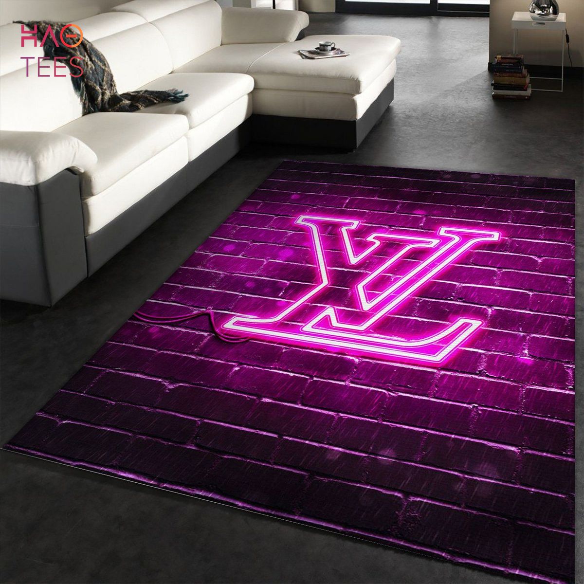 BEST Louis Vuitton Neon Rug Bedroom Rug Floor Decor Home Decor