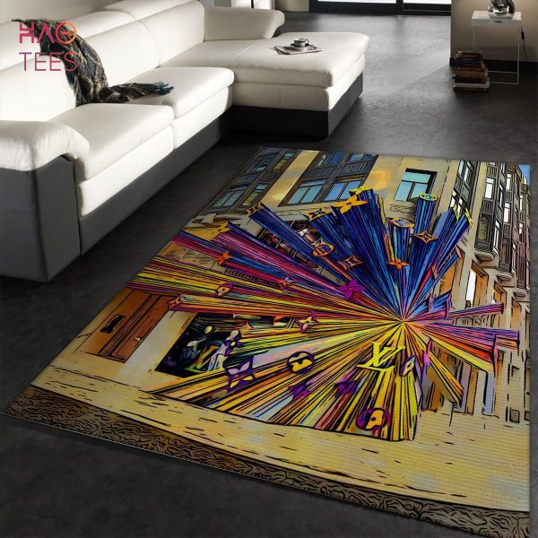 BEST Louis Vuitton Store Area Rugs Fashion Brand Rug Christmas Gift US Decor