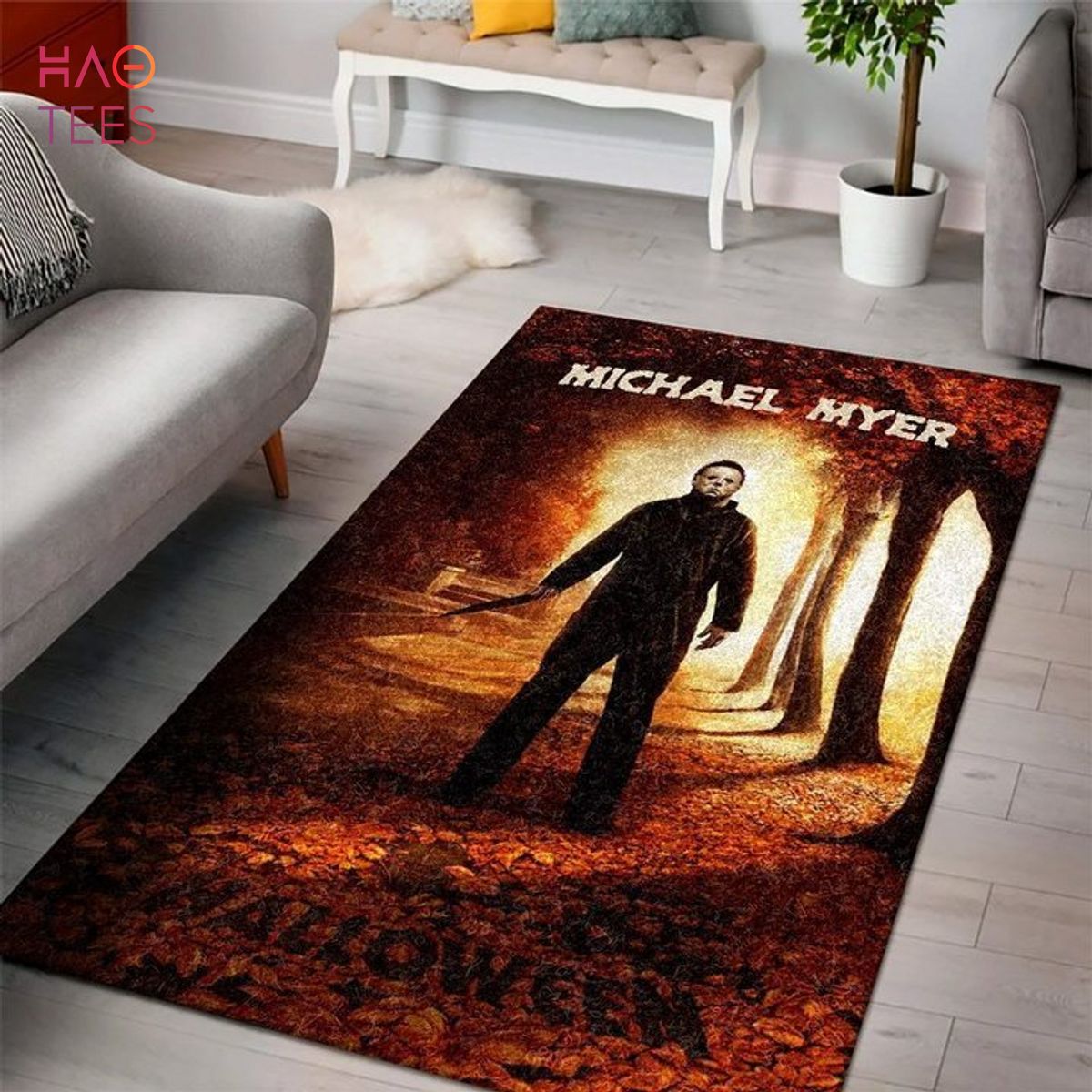 BEST Michael Myers Horror Living Room Rugs Carpet