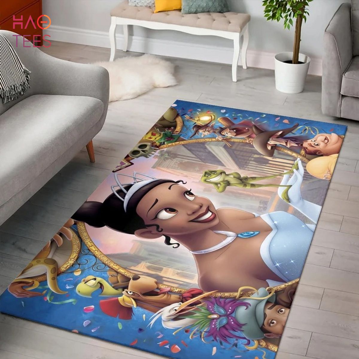 BEST Movie the princess and the frog rugs living room carpet