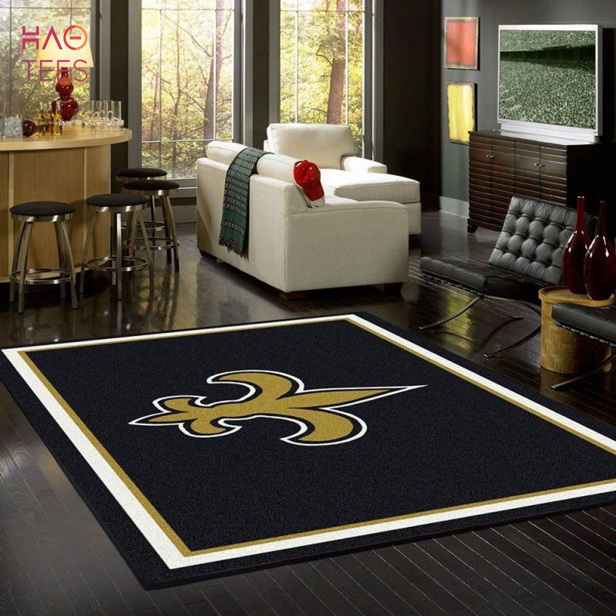 BEST New Orleans Saints Nfl Carpet Living Room Rugs