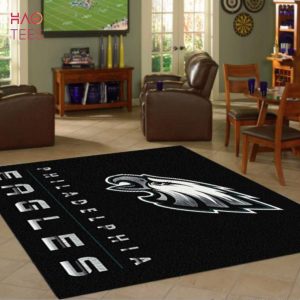 BEST Philadelphia Eagles Rug Chrome Carpet Living Room Rugs