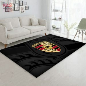 BEST Porsche Logo Ver3 Area Rug Living Room Rug Family Gift US Decor