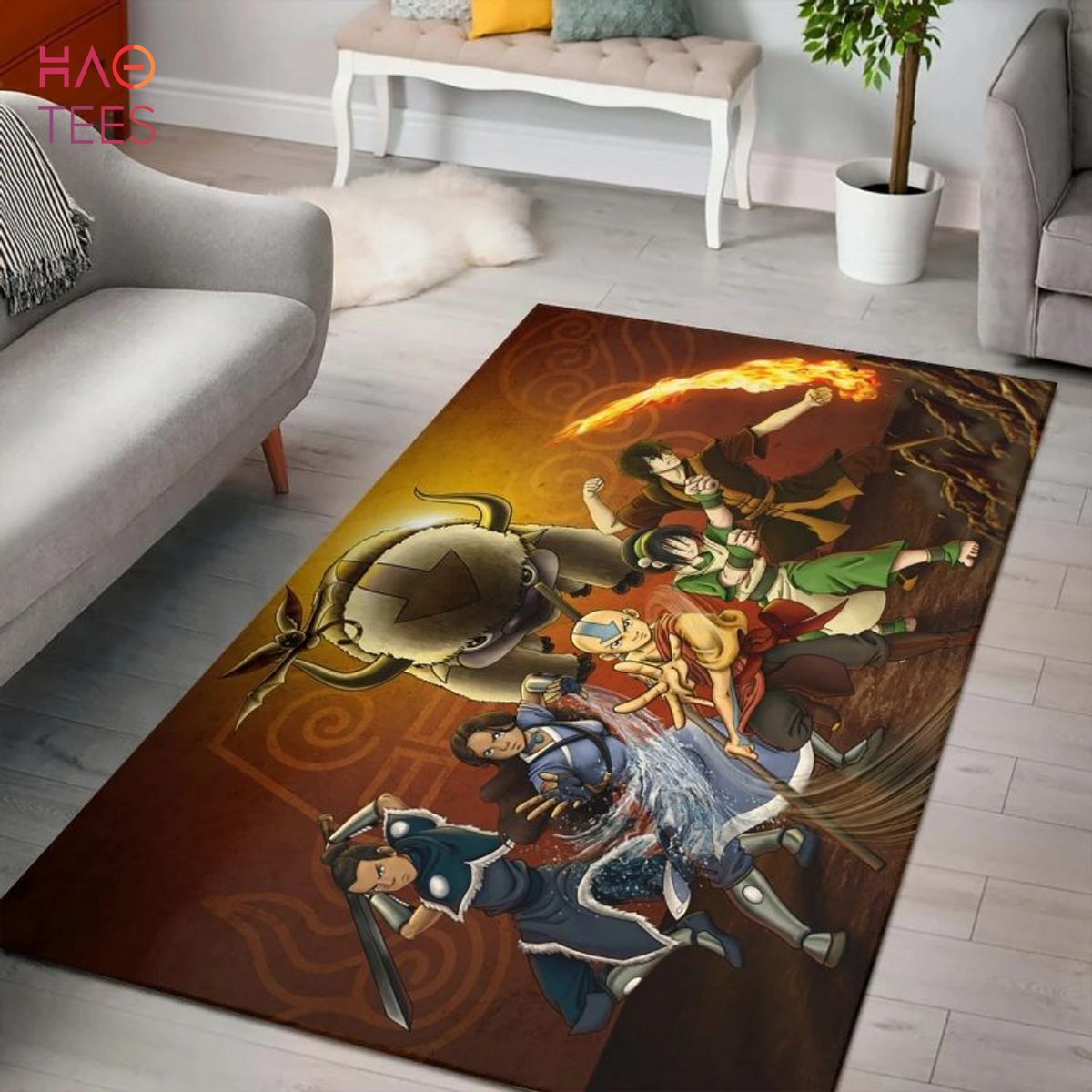 BEST The last airbender aang katara rugs living room carpet BEST The last airbender aang katara rugs living room carpet