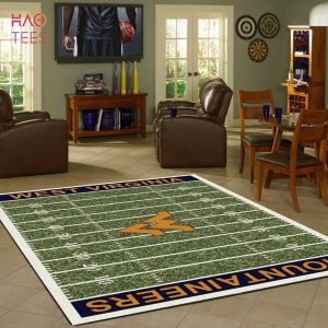 BEST West Virginia Rug Team Home Field Carpet Living Room Rugs