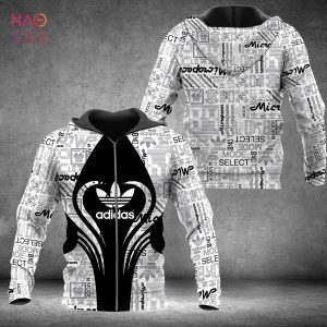 AVAILABLE Adidas Full Pattern Luxury 3D Hoodie Limited Edition