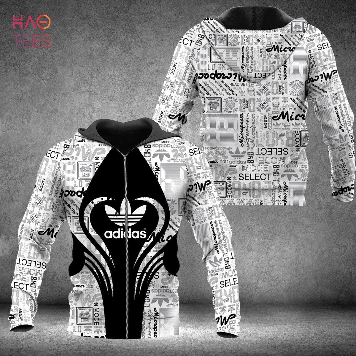 AVAILABLE Adidas Full Pattern Luxury 3D Hoodie Limited Edition