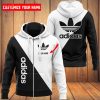 BEST Adidas Black Mix White Luxury Brand Hoodie Limited Edition