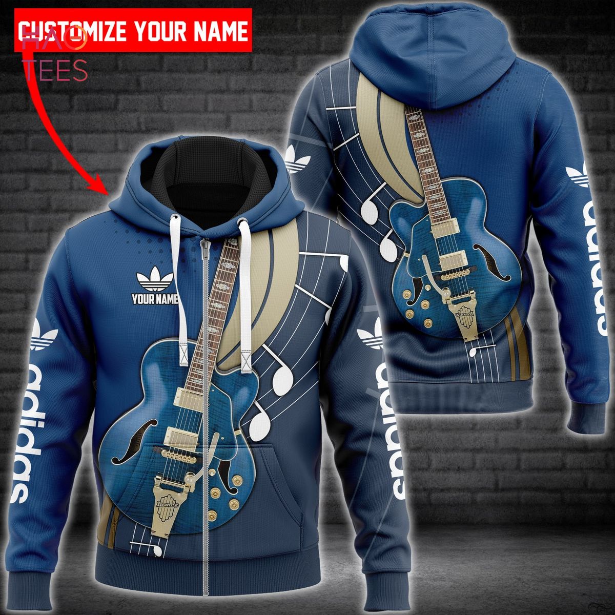 BEST Adidas Blue Luxury Color Hoodie Limited Edition Luxury Store