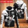 NEW Supreme Luxury Brand Black 3D Hoodie POD Design
