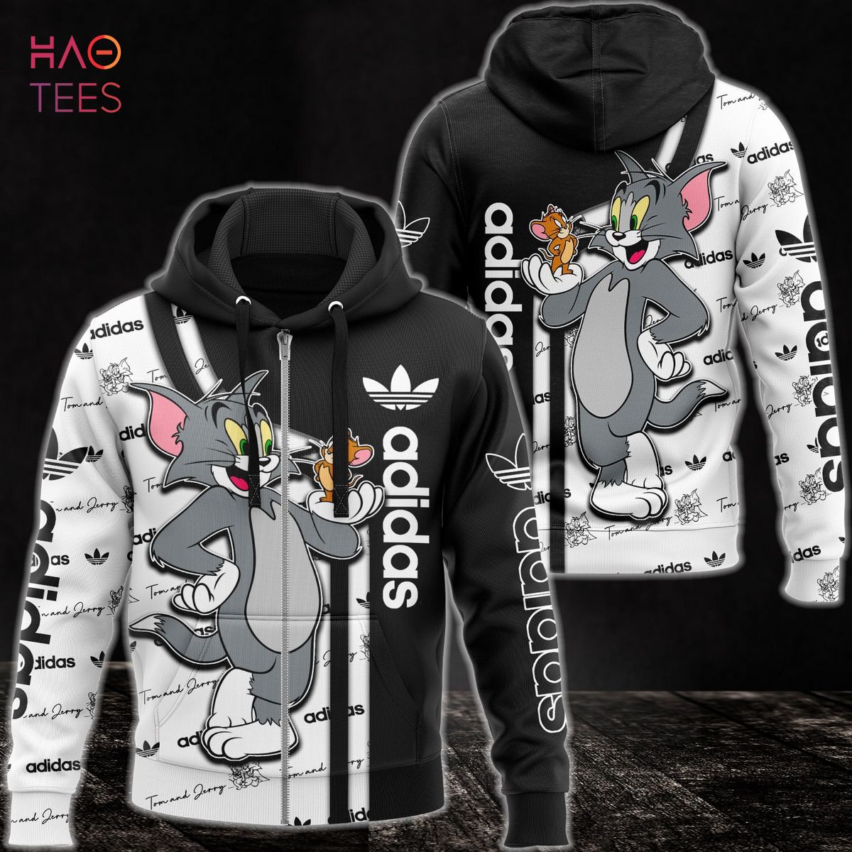 BEST Adidas Tom Jerry Luxury 3D Hoodie Limited Edition