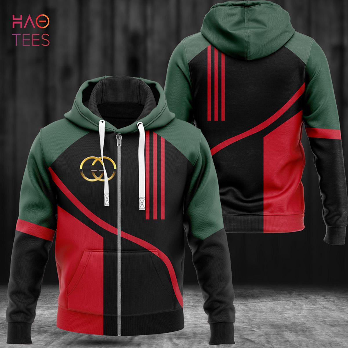 BEST Gucci Black Red Green Luxury Hoodie Limited Edition Luxury Store