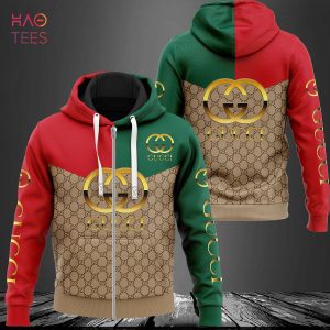 BEST Gucci Green Brown Red Luxury 3D Hoodie Limited Edition