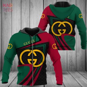 BEST Gucci Luxury Brand Big Gold Logo 3D Hoodie Limited Edition