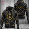 BEST Gucci Luxury Brand Square Pattern 3D Hoodie Limited Edition