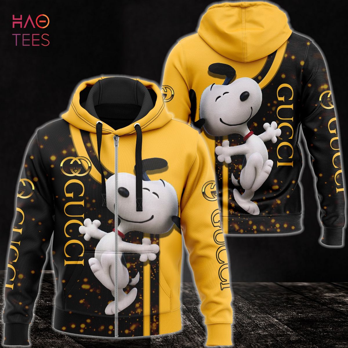 BEST Gucci Snoopy Luxury 3D Hoodie POD Design Luxury Store