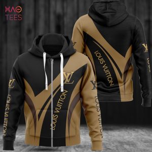BEST Louis Vuitton Dark Black Brown Luxury Hoodie Limited Edition
