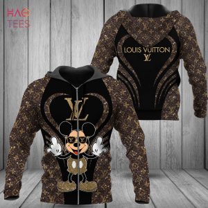 BEST Louis Vuitton Luxury Brand Mickey 3D Hoodie Limited Edition