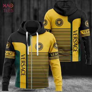 BEST Versace Stripe Black Luxury 3D Hoodie Limited Edition