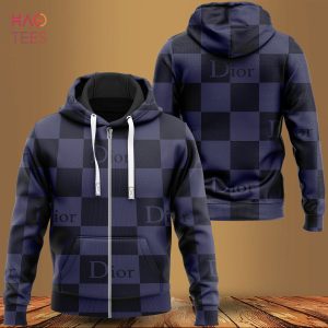 HOT Dior Black Mix Blue Luxury Hoodie Limited Edition