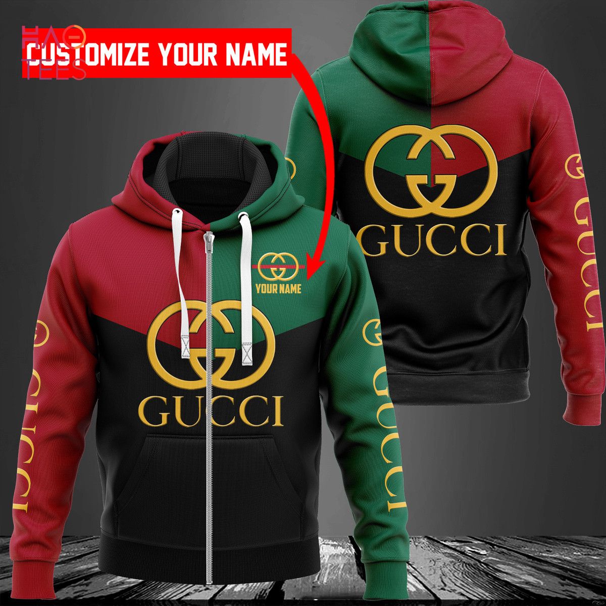 Gucci Green Hoodie Luxury Brand Clothing Clothes Outfit For Men - Family  Gift Ideas That Everyone Will Enjoy