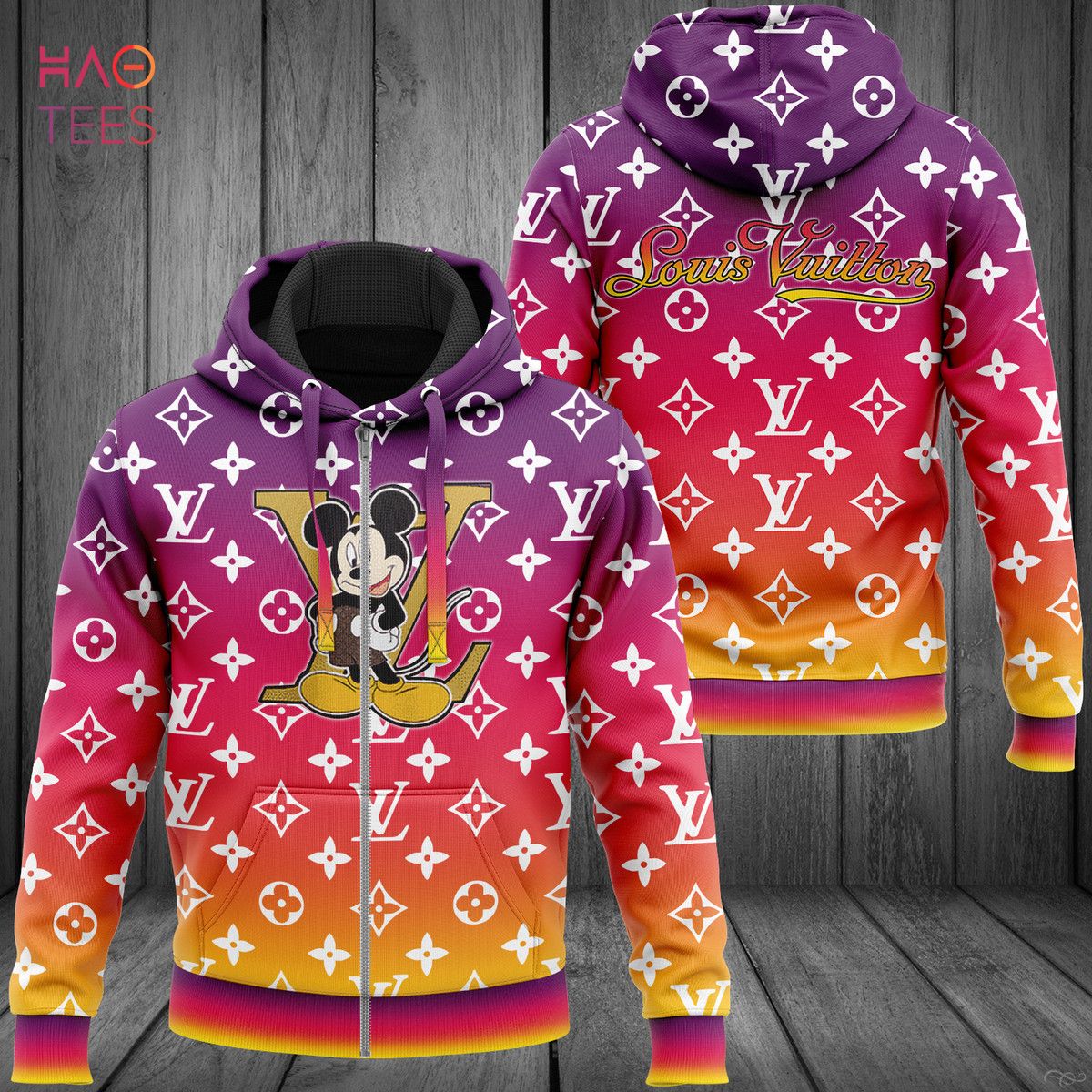 HOT Gucci Ombre Violet Luxury 3D Hoodie Limited Edition Luxury Store