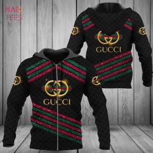 HOT Gucci Sparkling Red Green Stripes Luxury 3D Hoodie Limited Edition