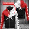 HOT Jordan Red White Black Luxury Hoodie POD Design