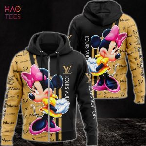 HOT Louis Vuitton Pink Mickey Luxury 3D Hoodie POD Design