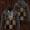 HOT Louis Vuitton Square Pattern Luxury 3D Hoodie Limited Edition