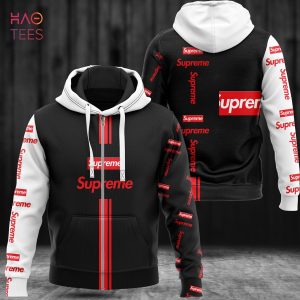 HOT Supreme Luxury Brand Logo Pattern Hoodie POD Design