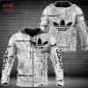 NEW Adidas Black Logo Luxury Brand Hoodi POD Design