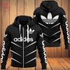 NEW Adidas Luxury Brand Full Pattern 3D Hoodie Limited Edition
