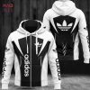 NEW Adidas Luxury Hoodie Black And White Limited Edition