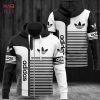 NEW Adidas Stripe Pattern Luxury Hoodie Limited Edition