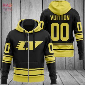 NEW Louis Vuitton Black Mix Gold Luxury Hoodie Limited Edition