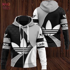 THE BEST Adidas Black Grey White Luxury Brand Hoodie Limited Edition