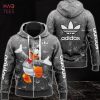 THE BEST Adidas Full Black 3D Hoodie POD Design