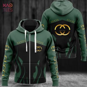 THE BEST Gucci Black And Green Luxury Hoodie Limited Edition