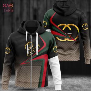 THE BEST Gucci Ombre Black Luxury 3D Hoodie Limited Edition